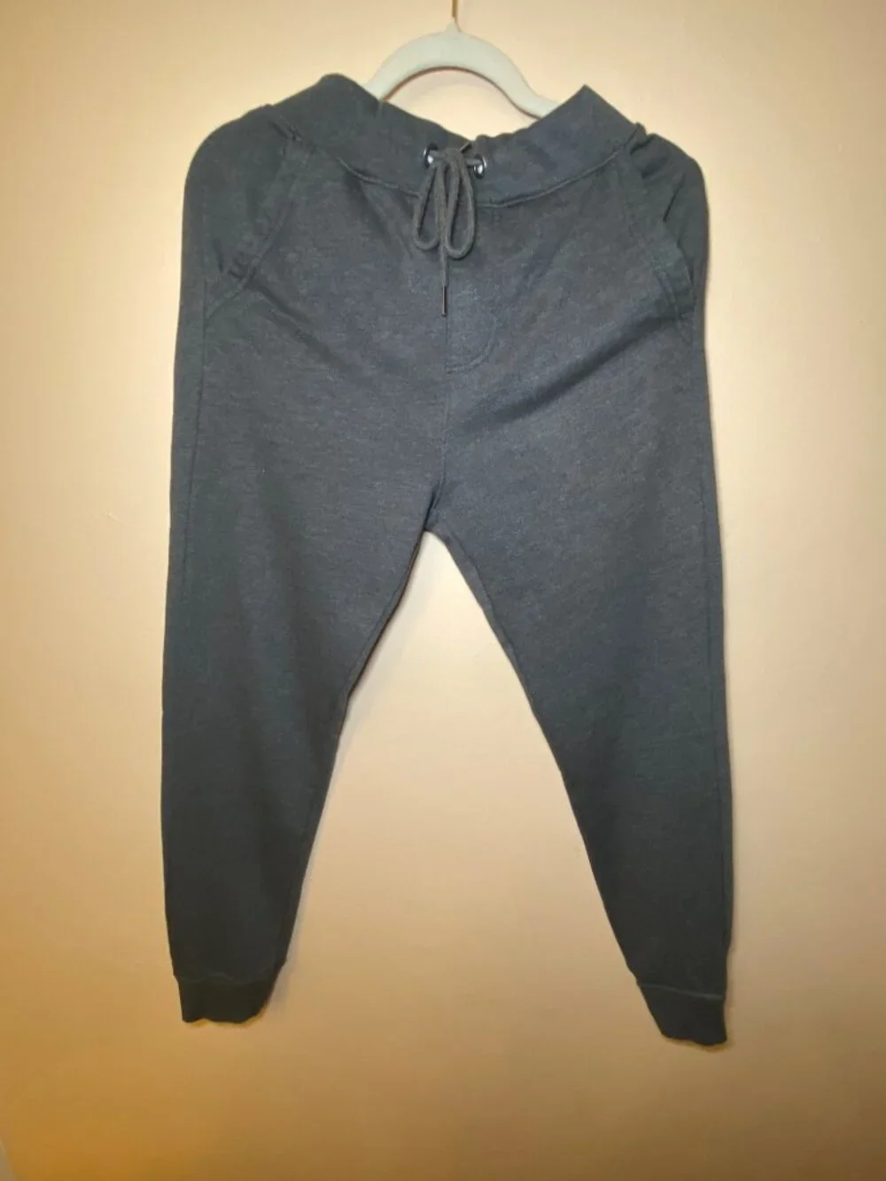 Aeropostale Charcoal Gray Drawstring Jogger Pants Size Small
